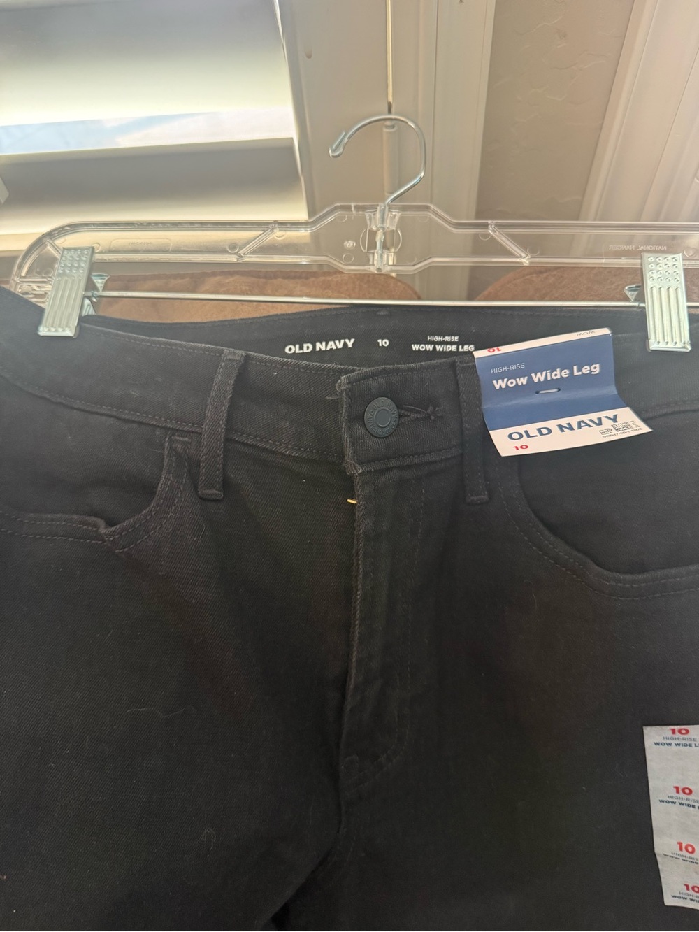 Old Navy High-Rise Wow Wide Leg Jeans - Black